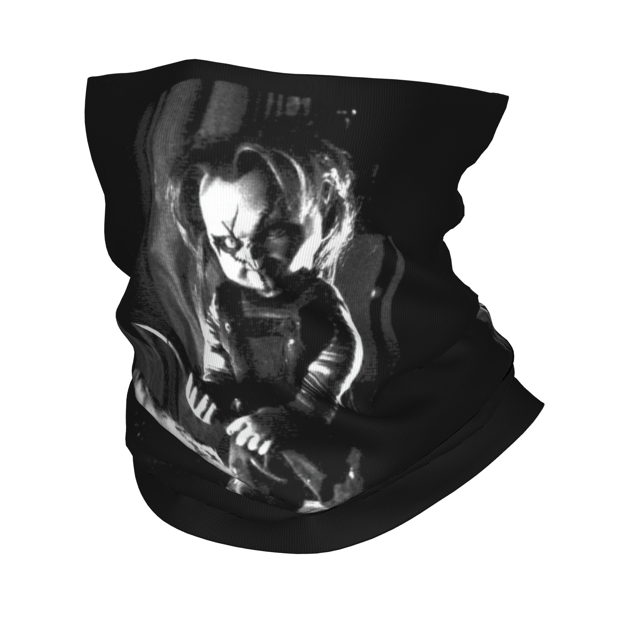 Neck Gaiter Face Cover - Custom Killer Doll Chucky Bandana Neck