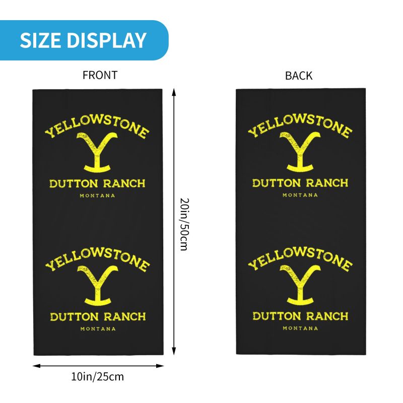 Yellowstone Dutton Ranch Print - Neck Gaiter Face Cover ulasan dan harga