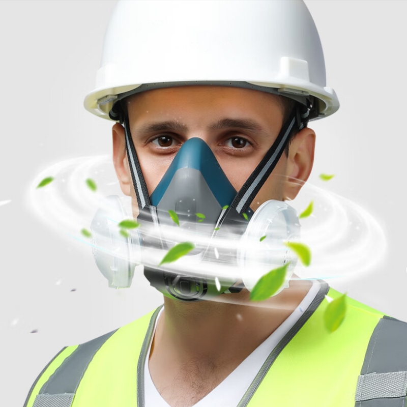XYEHS Reusable Half Respirator - Dust Mask Construction ulasan dan harga