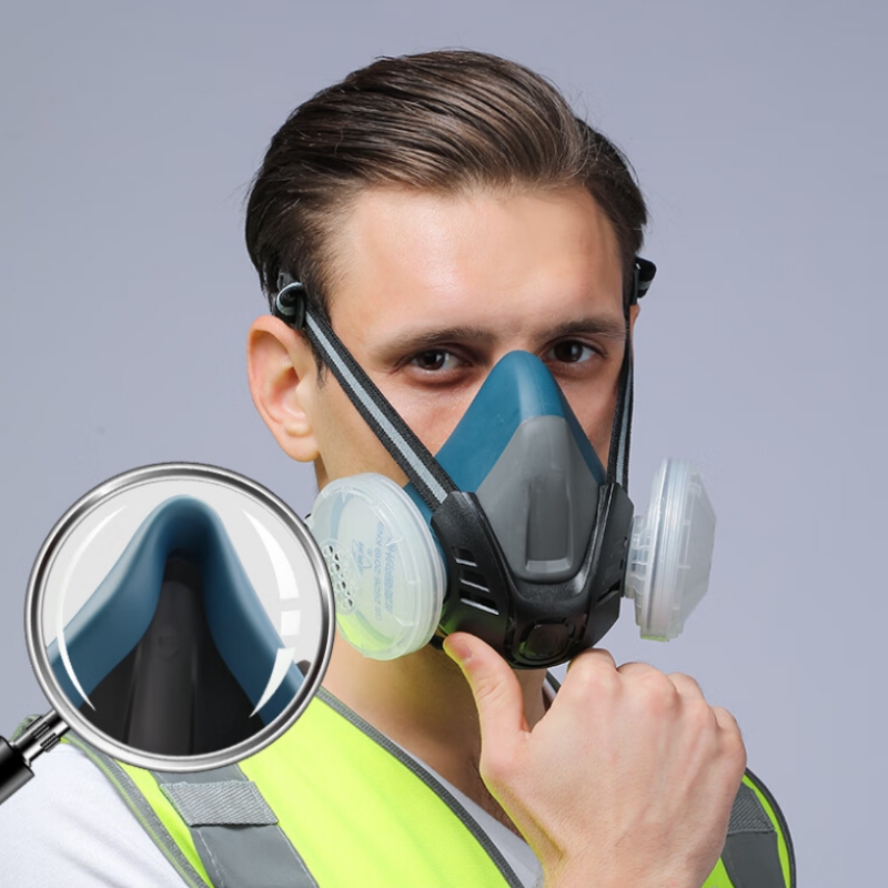XYEHS Reusable Half Respirator - Dust Mask Construction ulasan dan harga