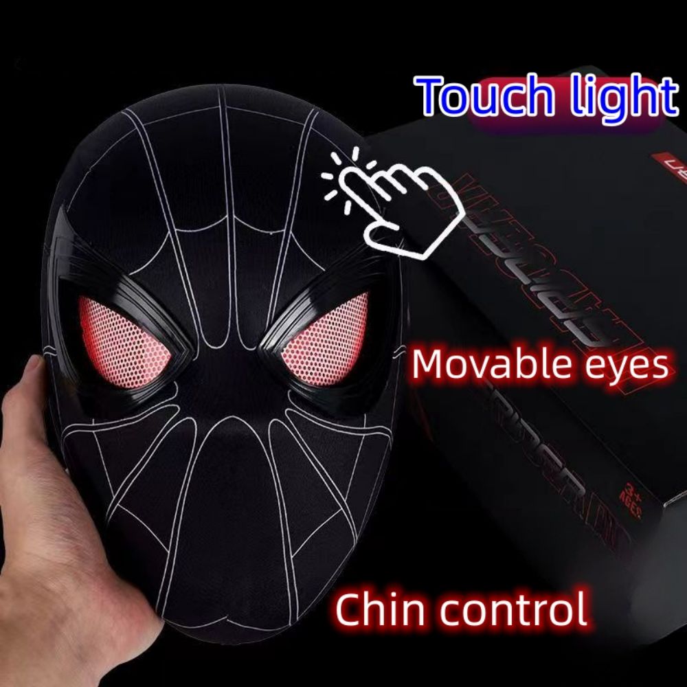 Movie Spidey Mask Eyes Glowing - Kids Face Mask ulasan dan harga