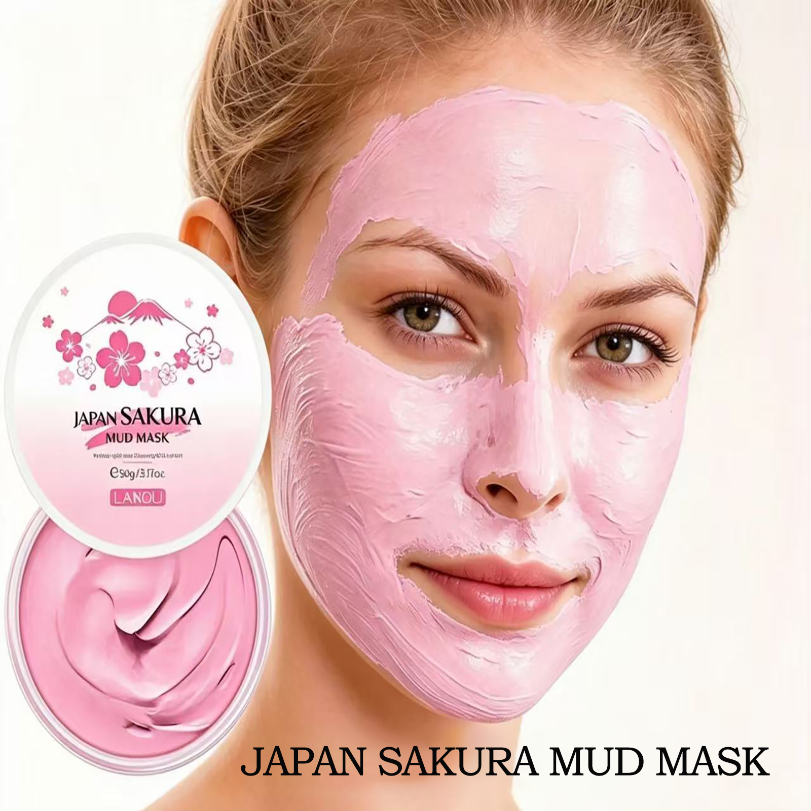 LAIKOU Sakura Clay Mask 25g 90 - Dust Mask Construction ulasan dan harga