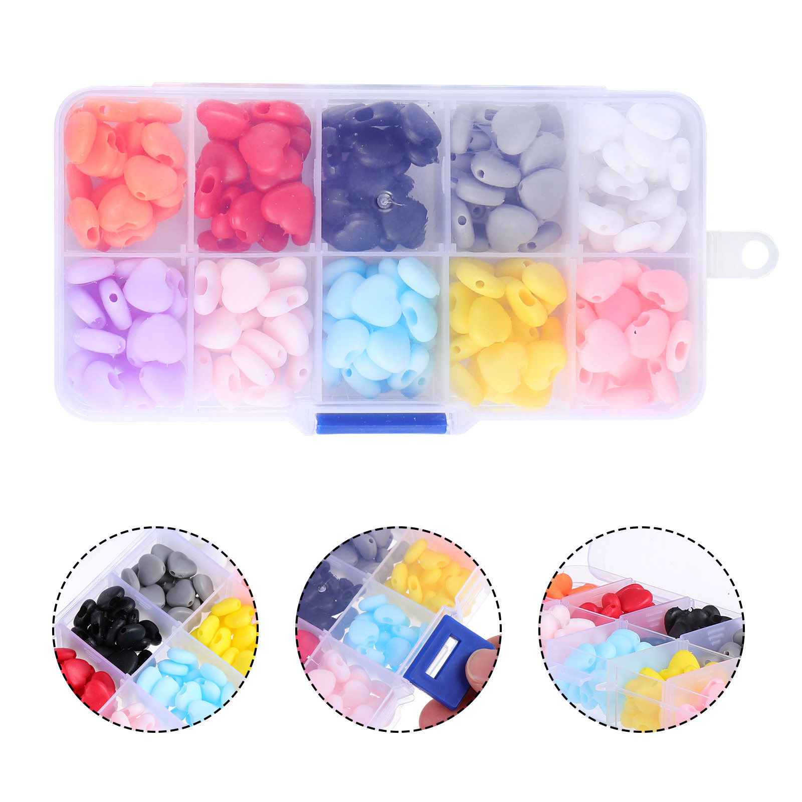 200Pcs Heart Shaped Adjustable - Mask Lanyard Adjustable ulasan dan harga