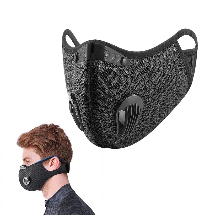 Cycling Face Mask with Filter  - Anti Pollution Mask ulasan dan harga