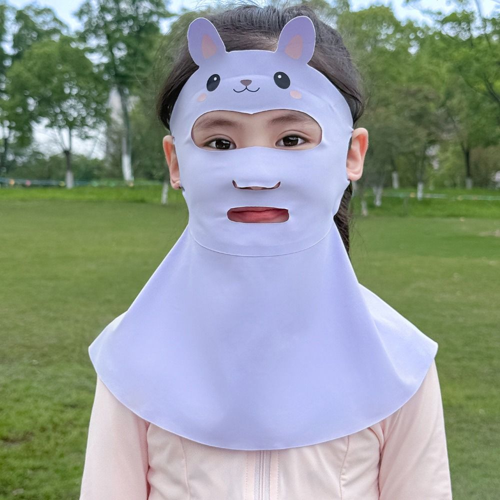 Rabbit Design Kids Sun Protect - Kids Face Mask ulasan dan harga