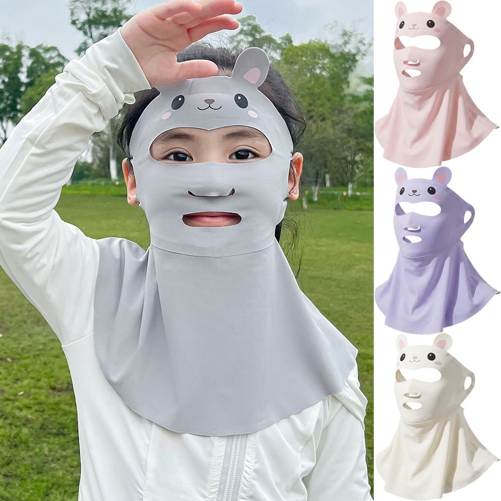 Rabbit Design Kids Sun Protect - Kids Face Mask ulasan dan harga