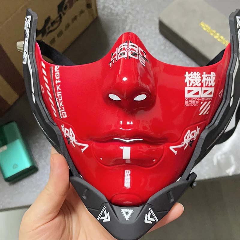 Cyber Punk Half Face Mask Mech - Respirator Half Face ulasan dan harga
