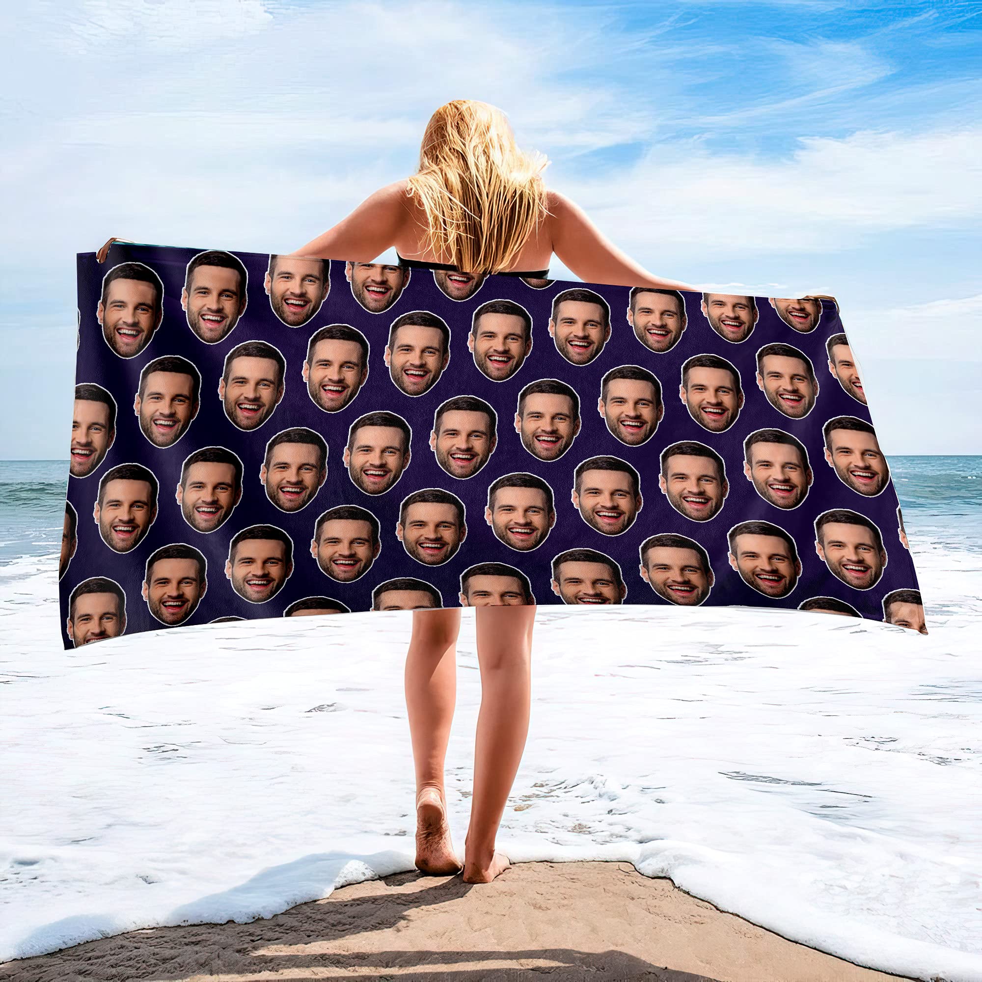 Personalized Beach Towels with - Cloth Face Mask Washable ulasan dan harga