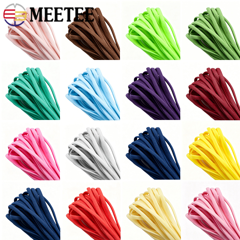 20/30M 3mm 5mm Elastic Cord Ro - Mask Lanyard Adjustable ulasan dan harga