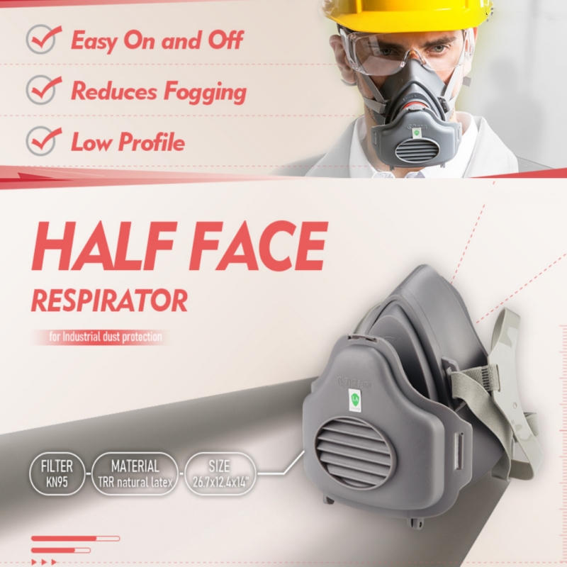 Dust mask, mask protection, in - Dust Mask Construction ulasan dan harga