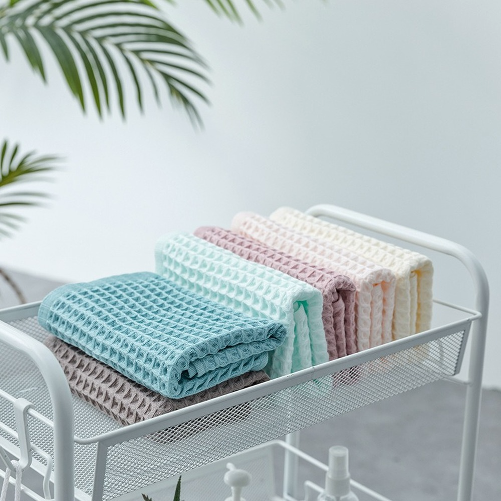 1Pcs Waffle Soft Face Towels f - Cloth Face Mask Washable ulasan dan harga