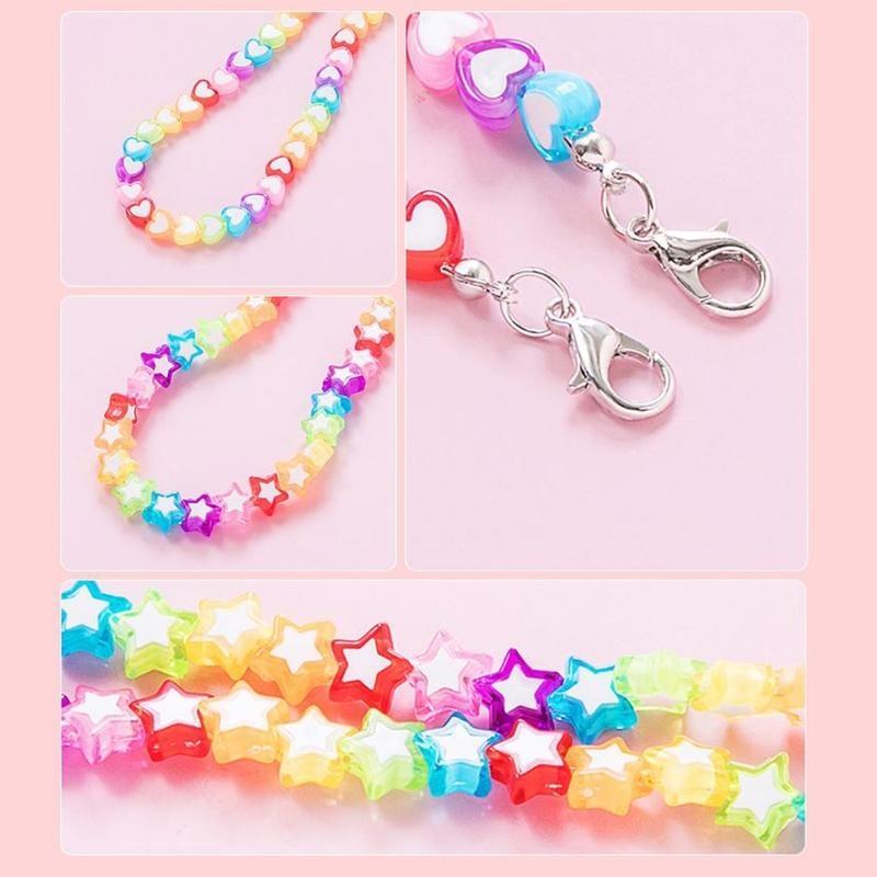 A52E Kids Acrylic Rainbow Colo - Mask Chain Holder ulasan dan harga