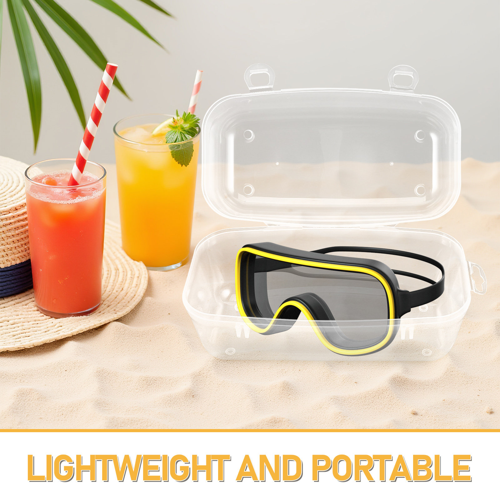 Diving Masks Case Portable Cle - Mask Case Hard Shell ulasan dan harga