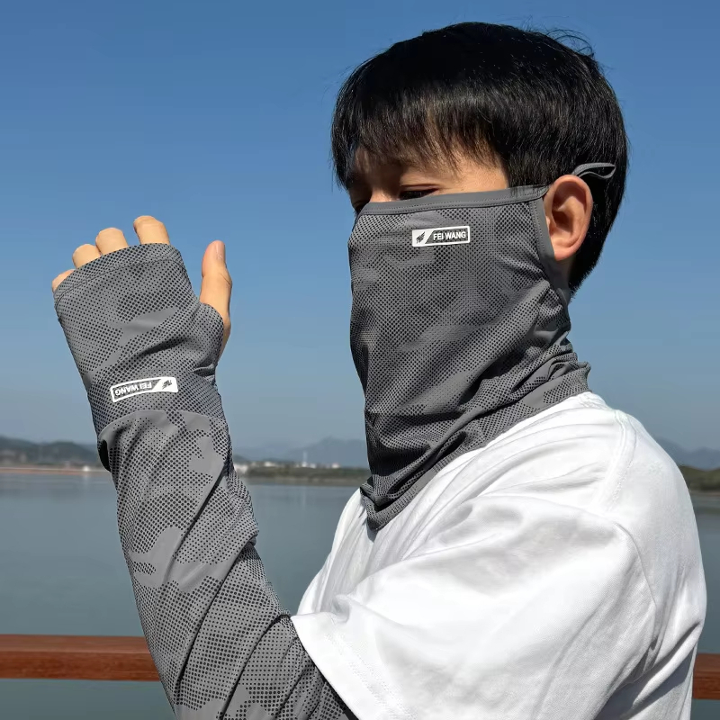 Cycling Mask Anti-UV Sunscreen - Sports Mask Breathable ulasan dan harga